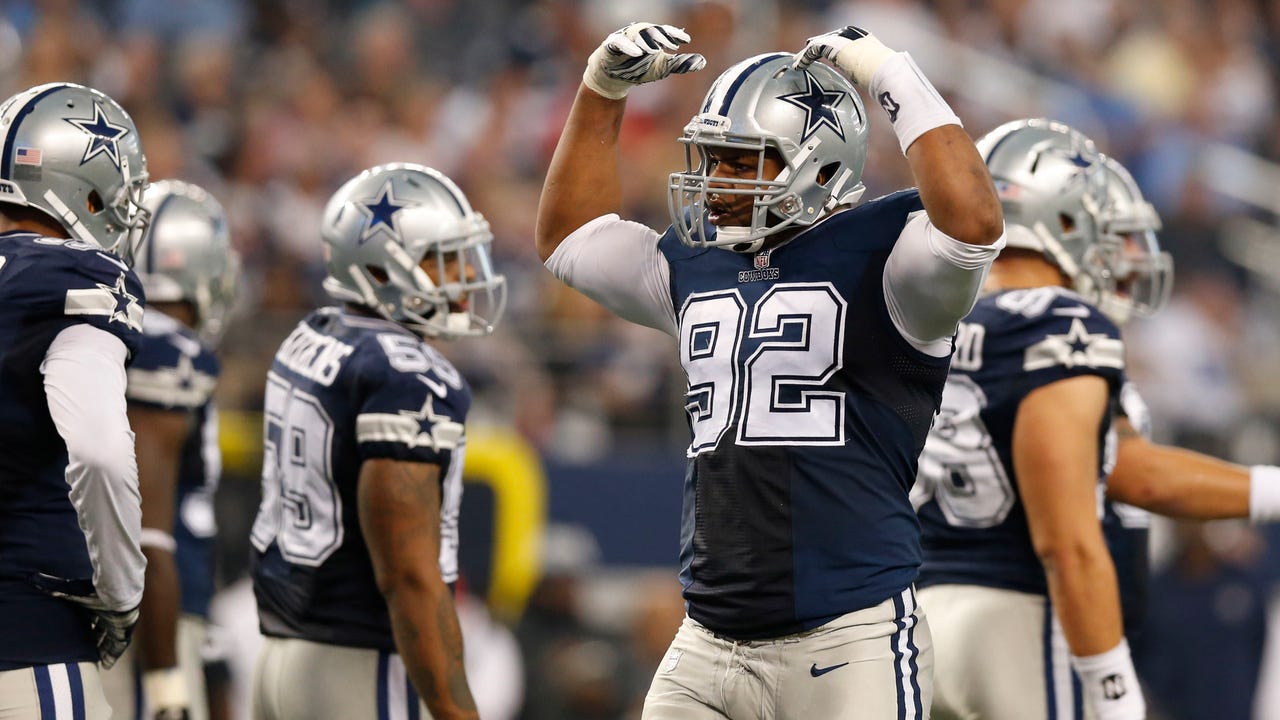 Cowboys' Mincey back at practice after ending brief holdout